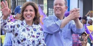 Margarita Cedeño y Leonel Fernández