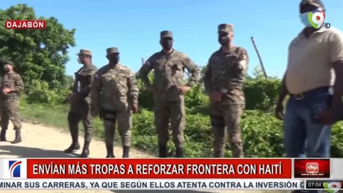 Refuerzan frontera con Haití