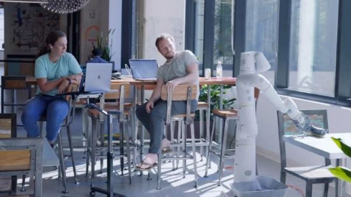 robots en oficinas de Google