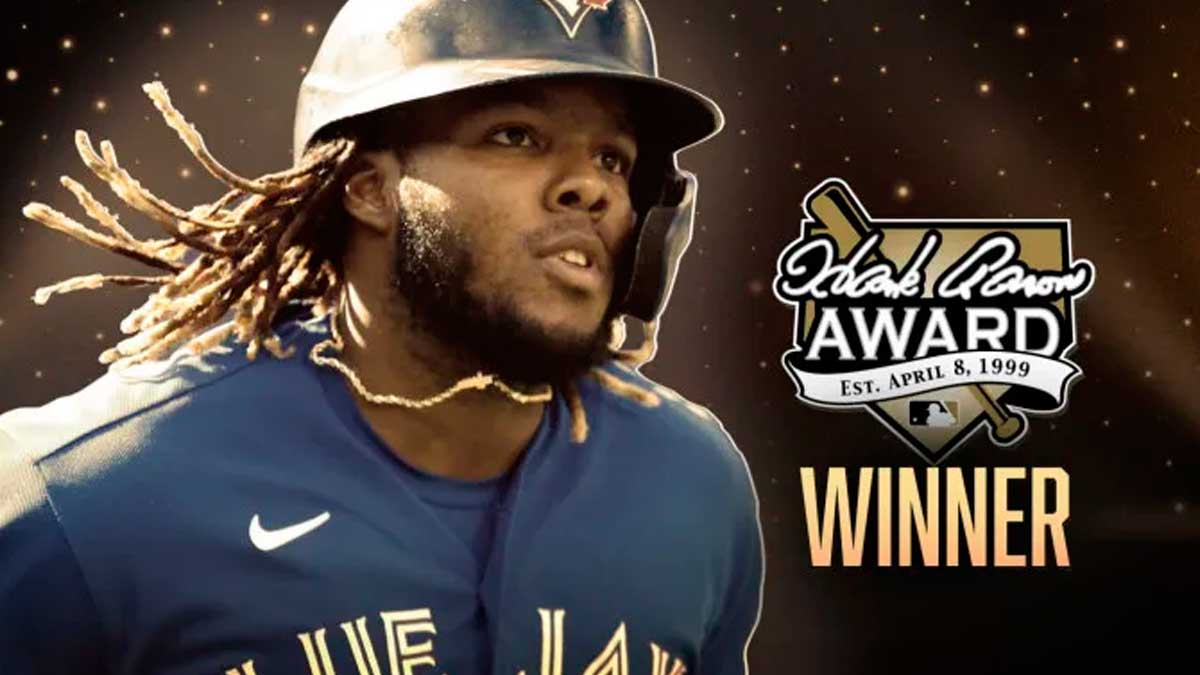 Vladimir Guerrero Jr, el octavo dominicano que gana premio Hank Aaron