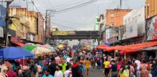 Comercios concurridos pese a Ómicron