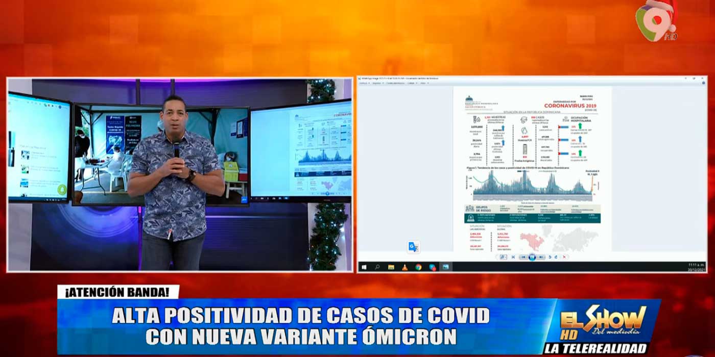 ¡Alerta! Se declara emergencia epidemiológica por cifras de contagios en RD | El Show del Mediodía