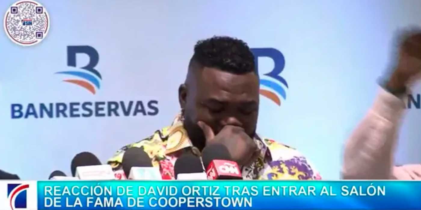 VIDEO: “Big Papi” llora de emoción al recordar a su madre: “Si mami estuviera aquí estaría bailando”