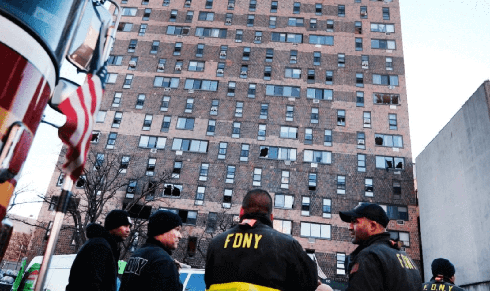 Incendio en edificio de NY