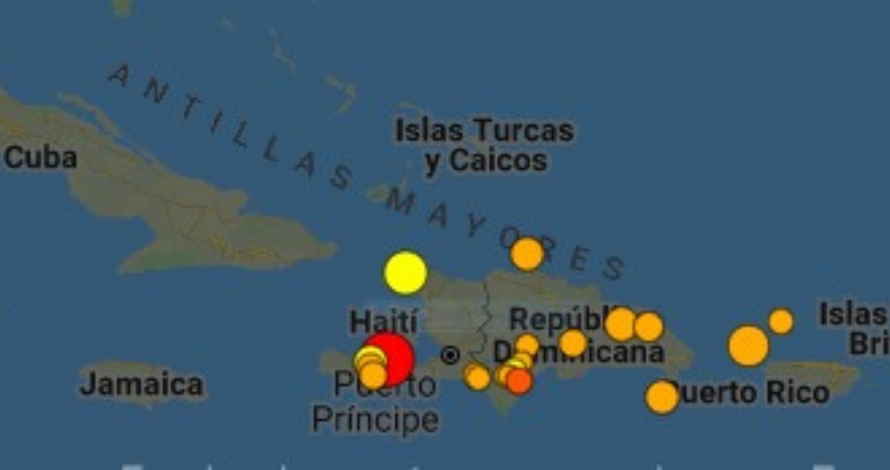 Temblor en Haití