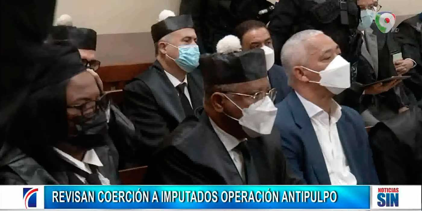 Comparecen ante tribunal implicados en caso Antipulpo | Primera Emisión SIN