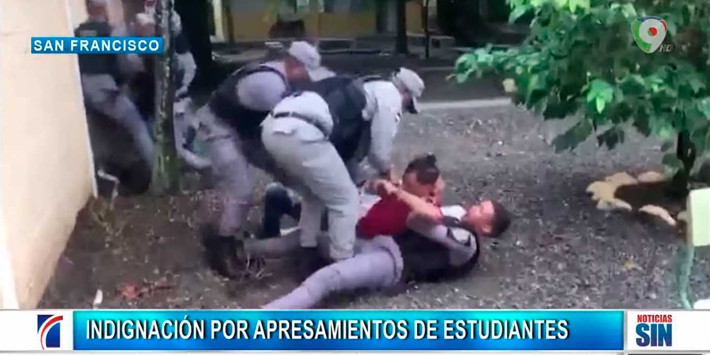 Policías arrestan a estudiantes en SFM y ciudadanos están indignados | Noticias SIN