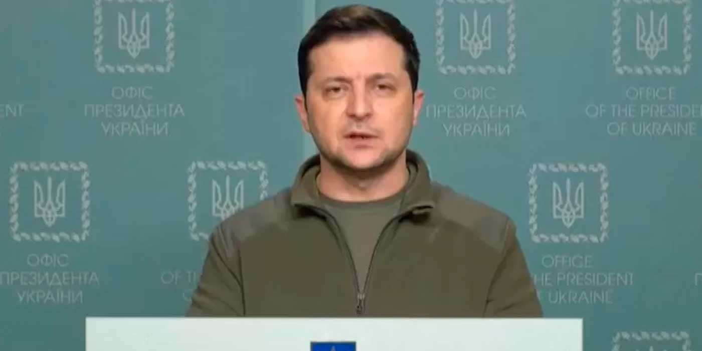 Presidente de Ucrania, Zelensky: "Estamos defendiendo solos a nuestra nación"