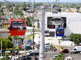 Teleférico de Santo Domingo reinicio sus operaciones este lunes 18 ABR