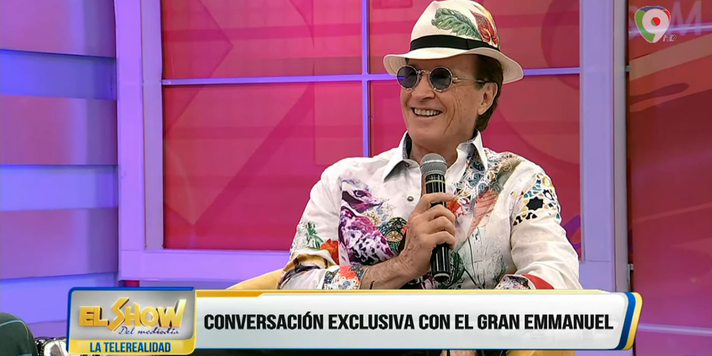 “El Inmenso Emmanuel” en su única entrevista para TV en El Show del Mediodía