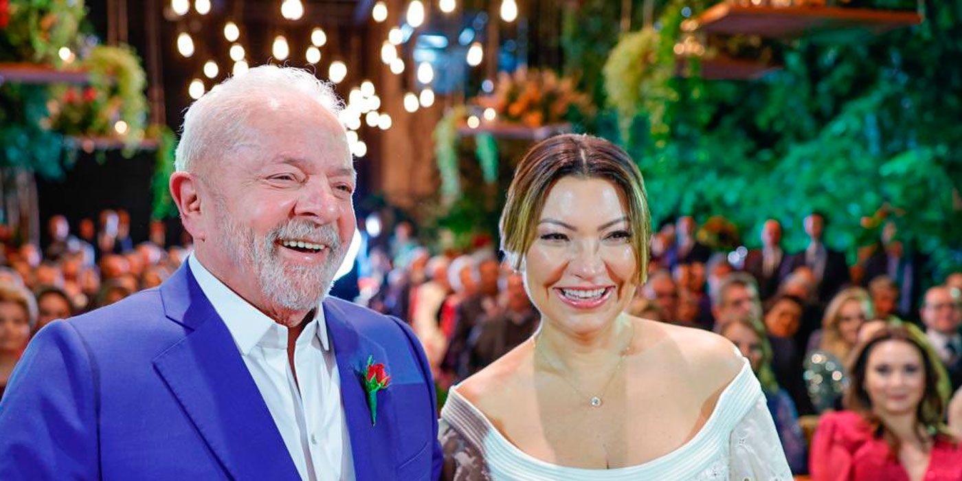 El expresidente de Brasil Lula da Silva contrae matrimonio con la socióloga Rosângela da Silva