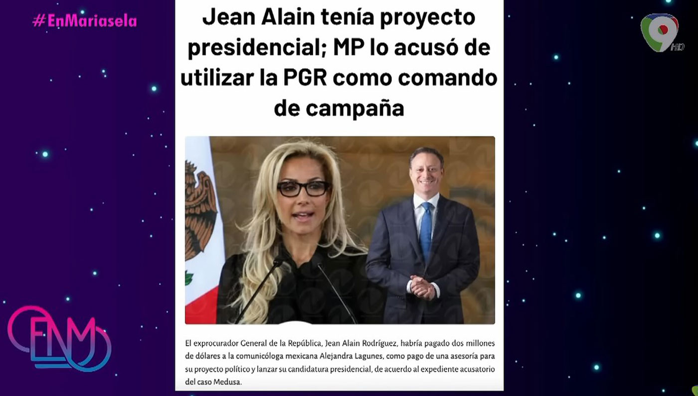 La Diana Jean Alain organizaba proyecto presidencial