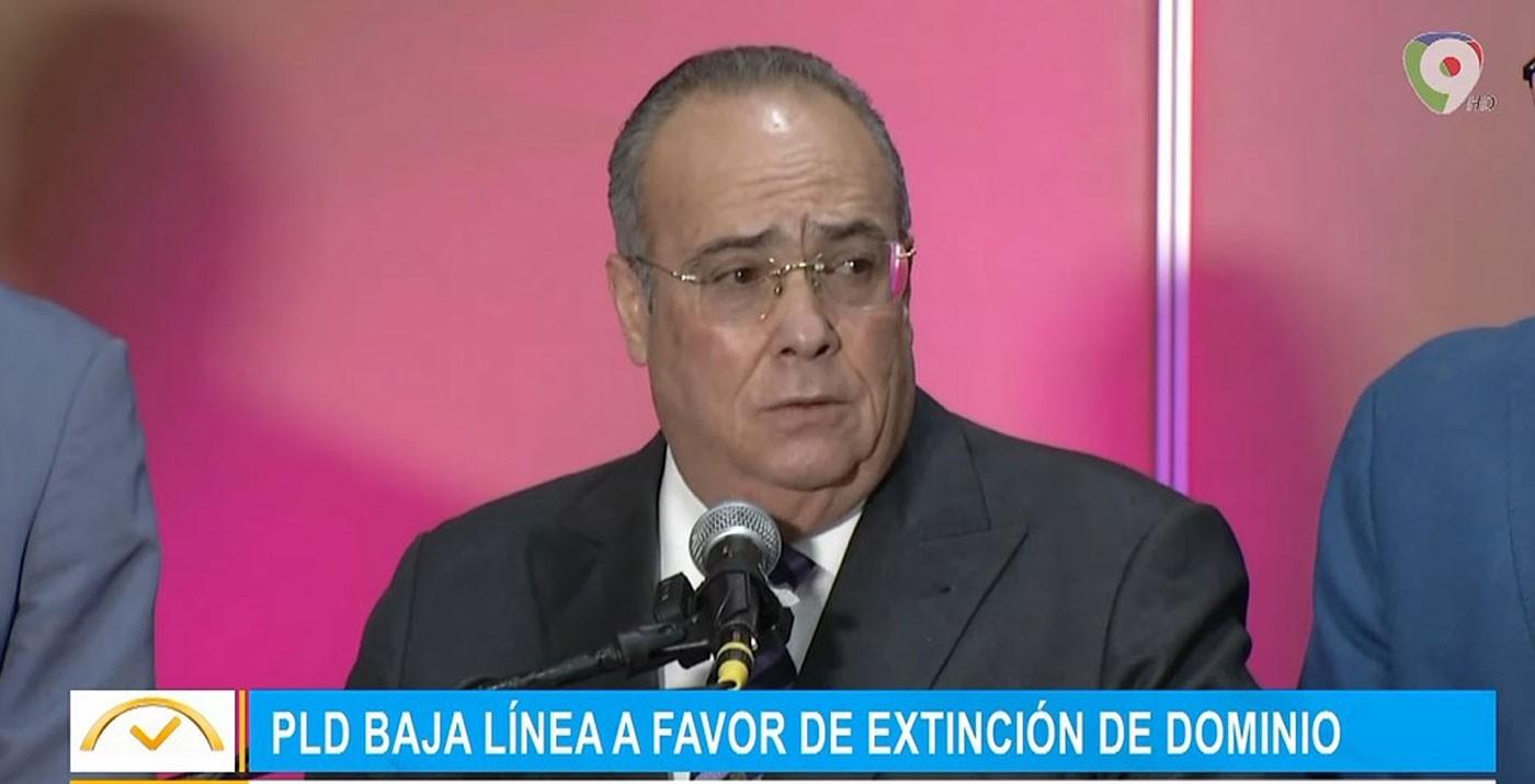 PLD baja linea a favor de extincion de dominio