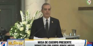 Palabras del Presidente Luis Abinader a su amigo Orlando Jorge Mera