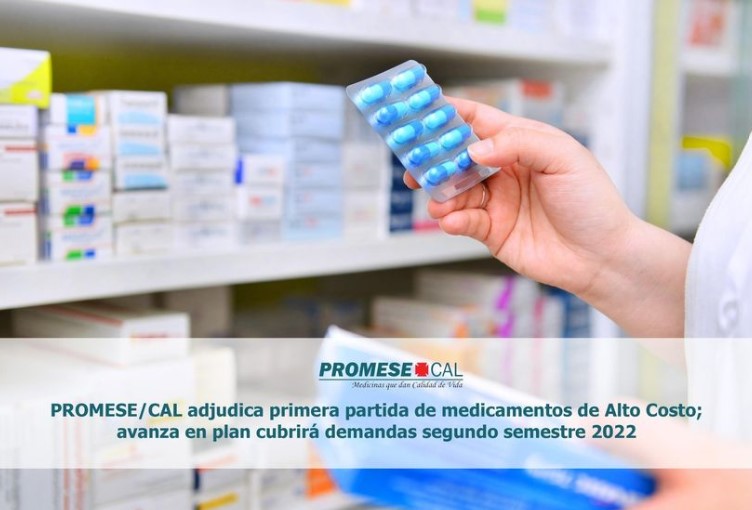 Promese Cal adjudica primera partida de medicamentos