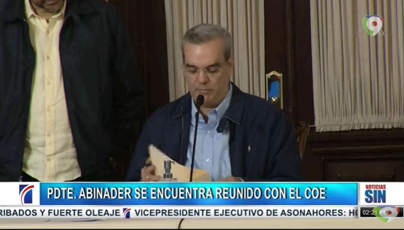 Abinader se reúne con COE en cuanto a situación de Fiona