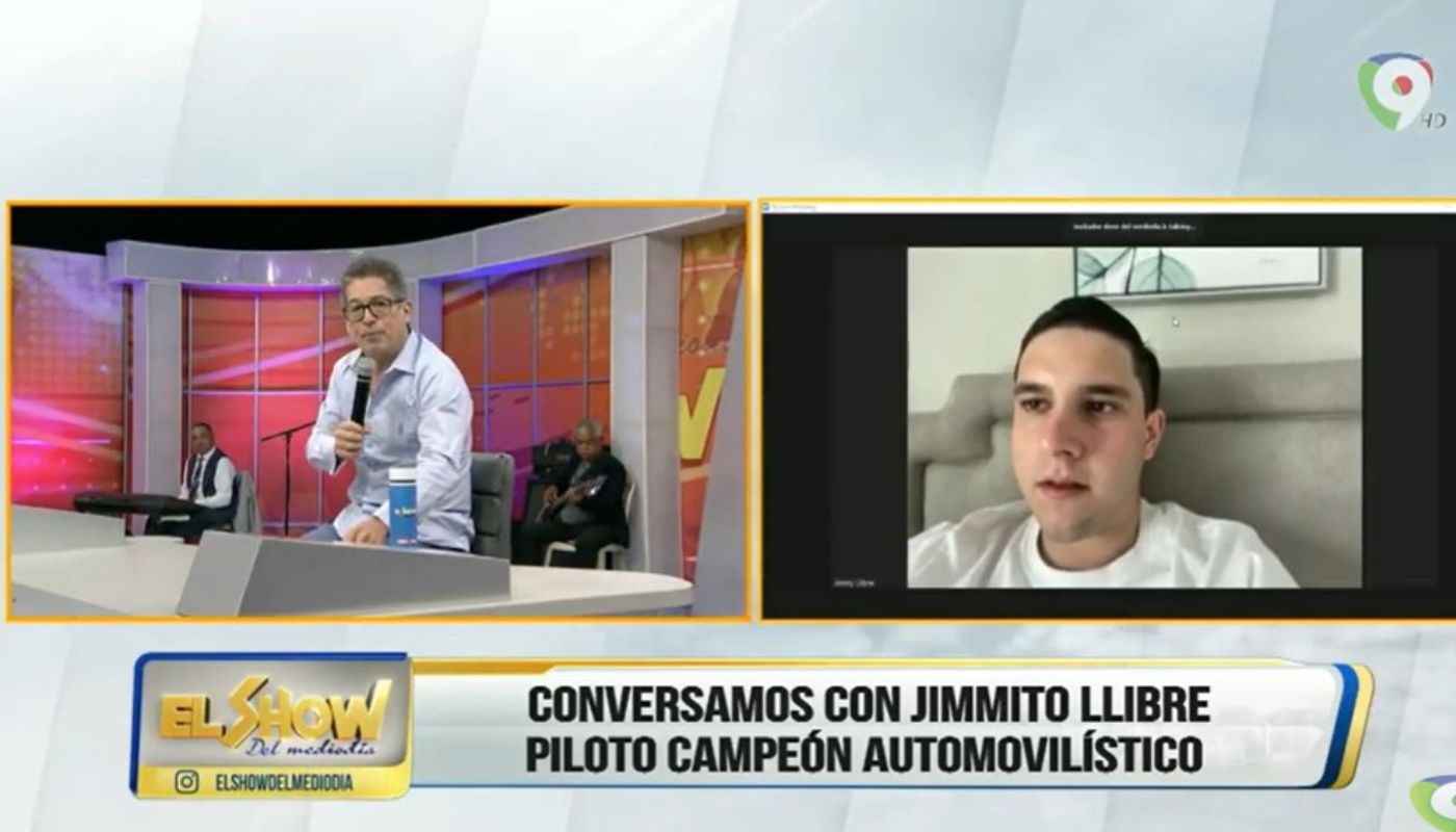 Conversamos con Jimmy Llibre Piloto Campeón automovilístico | El Show del mediodía