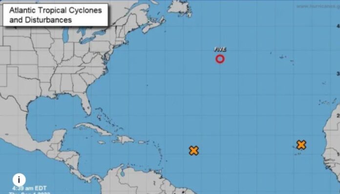 Depresión tropical #5 no presenta peligro para RD