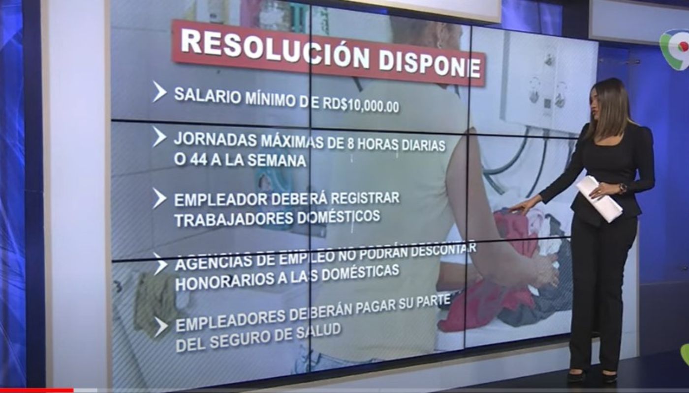 Dominicanos saludan acuerdo sobre trabajo doméstico