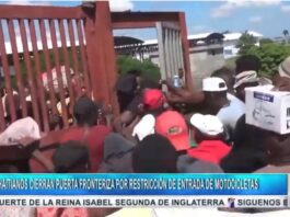 Puertas de frontera con Haití fueron cerradas para evitar paso de motoconchistas