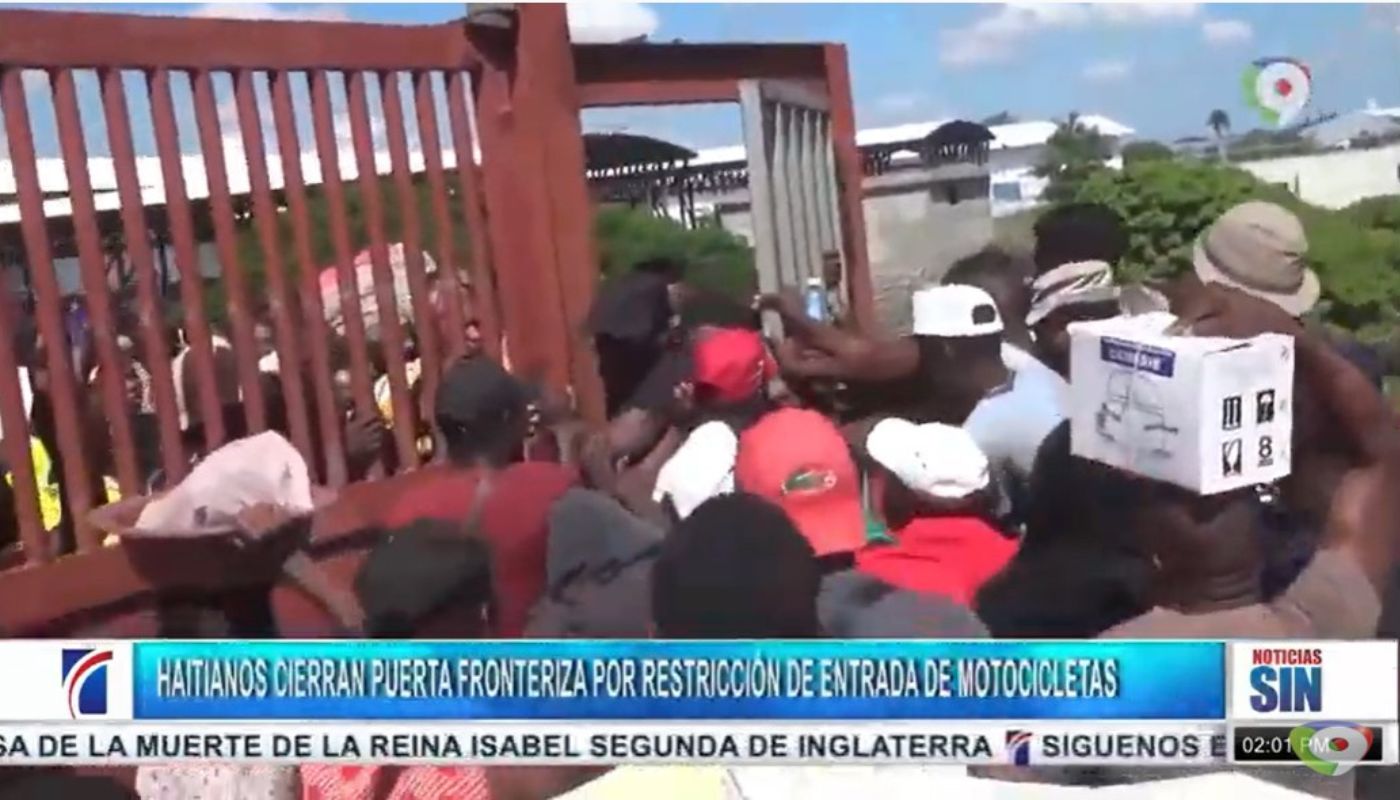 Puertas de frontera con Haití fueron cerradas para evitar paso de motoconchistas