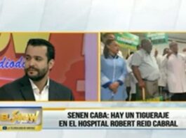 El presidente del colegio médico Senén Caba acude de manera sorpresiva al hospital infantil Robert Reid Cabral, donde expresa que hay mal manejo, y quieren saltar órdenes del director