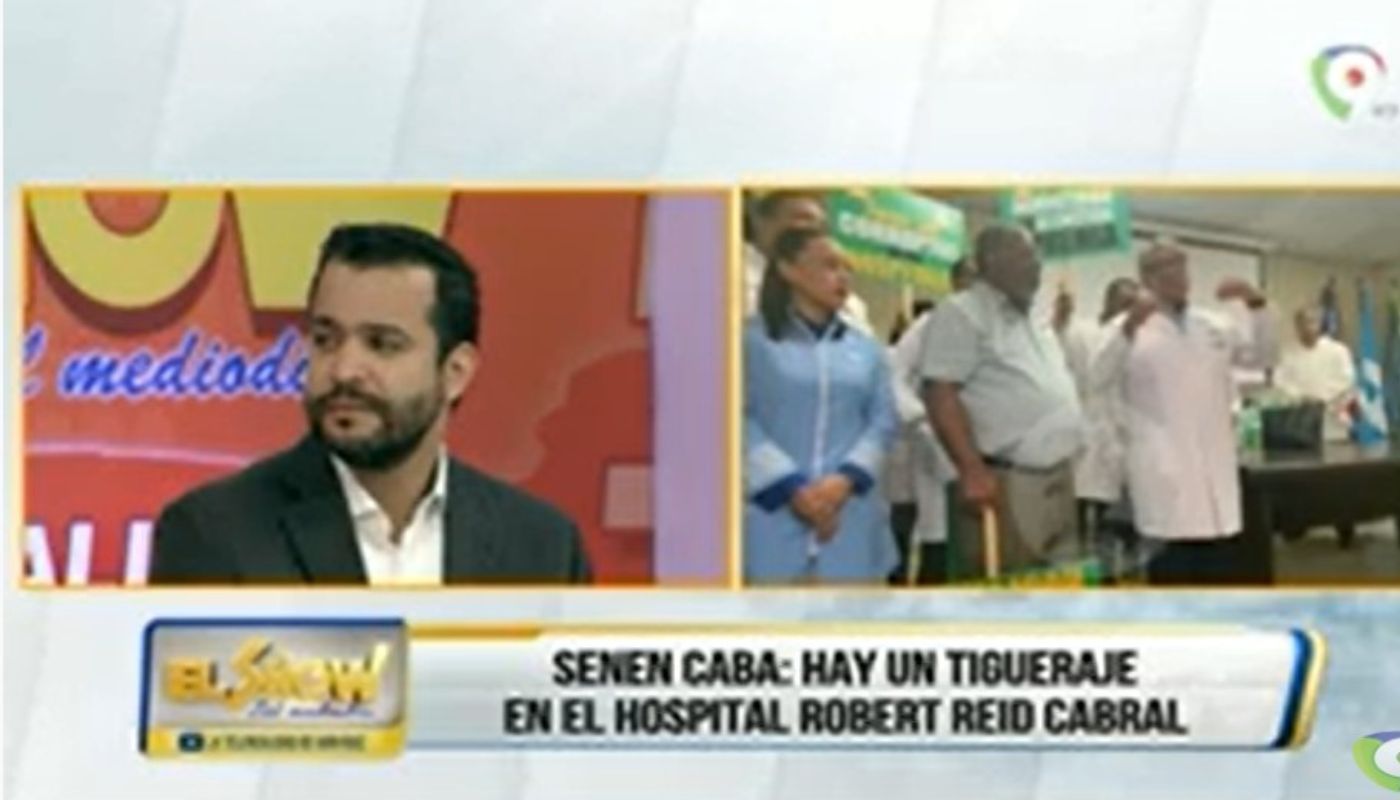 El presidente del colegio médico Senén Caba acude de manera sorpresiva al hospital infantil Robert Reid Cabral, donde expresa que hay mal manejo, y quieren saltar órdenes del director