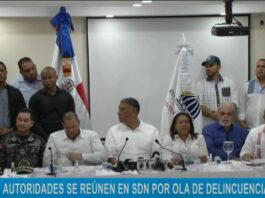 Autoridades se reúnen en Santo Domingo Norte por ola de delincuencia