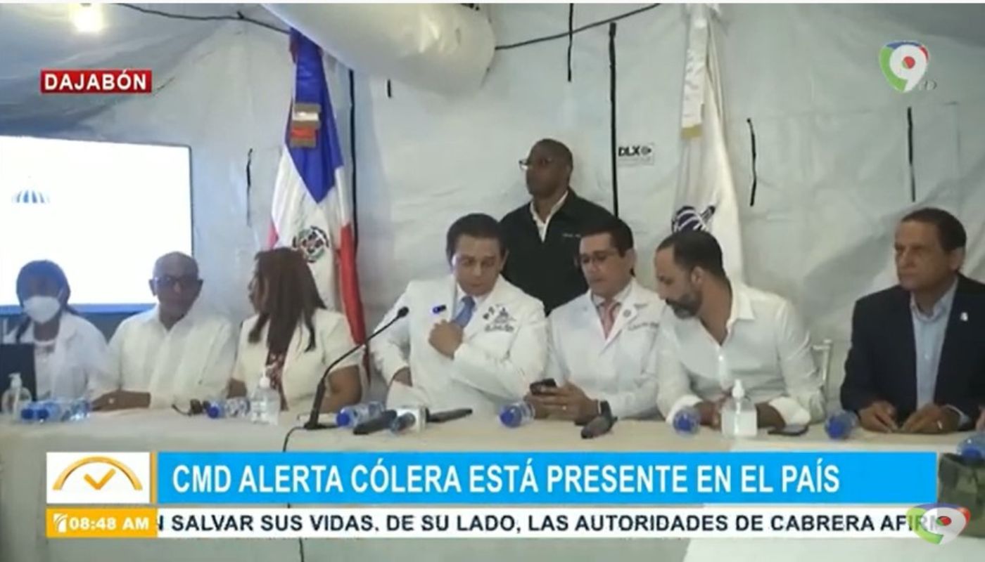 Colegio Médico Dominicano alerta que el cólera está presente en el país