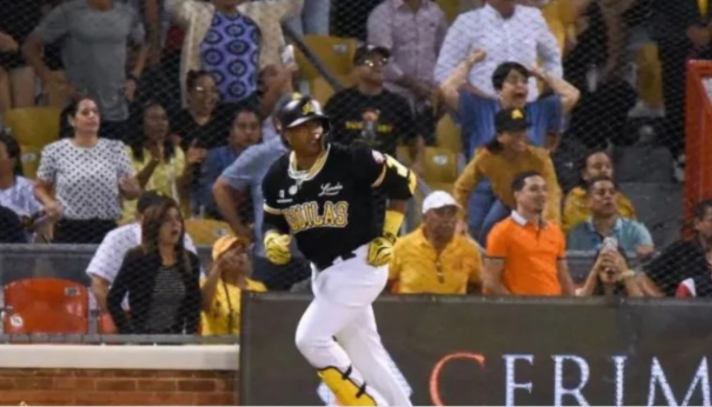 Con dos tablazos de Céspedes, Águilas vencen a Leones