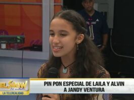 Pin Pon Especial de Laila y Alvin a Jandy Ventura en El Show del Mediodía