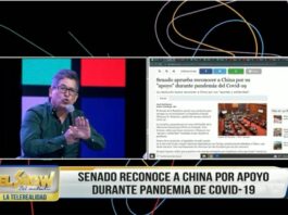 Senado reconoce ayuda brindada por China durante el Covid-19 | El Show del Mediodía Imaginativa