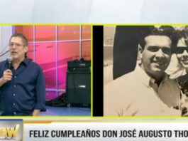 Feliz cumpleaños a Don José Augusto Thomen