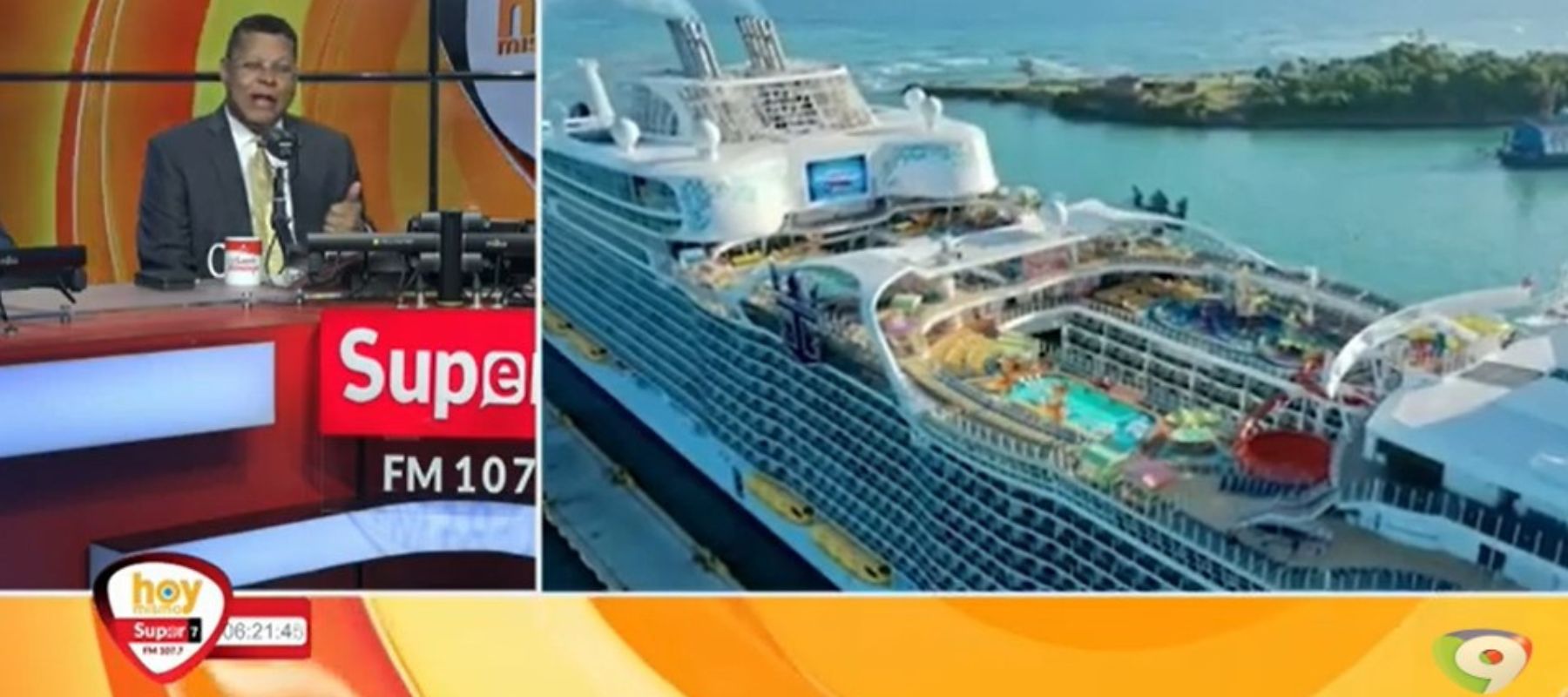 Puerto Plata recibe al Crucero más grande del mundo