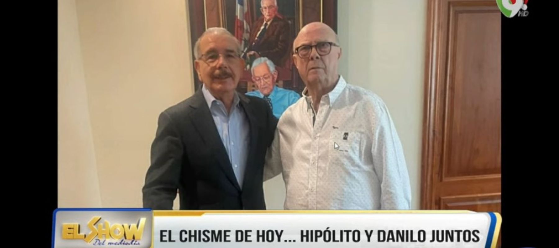 Qué se habrá tratado en la visita de Hipólito a Danilo