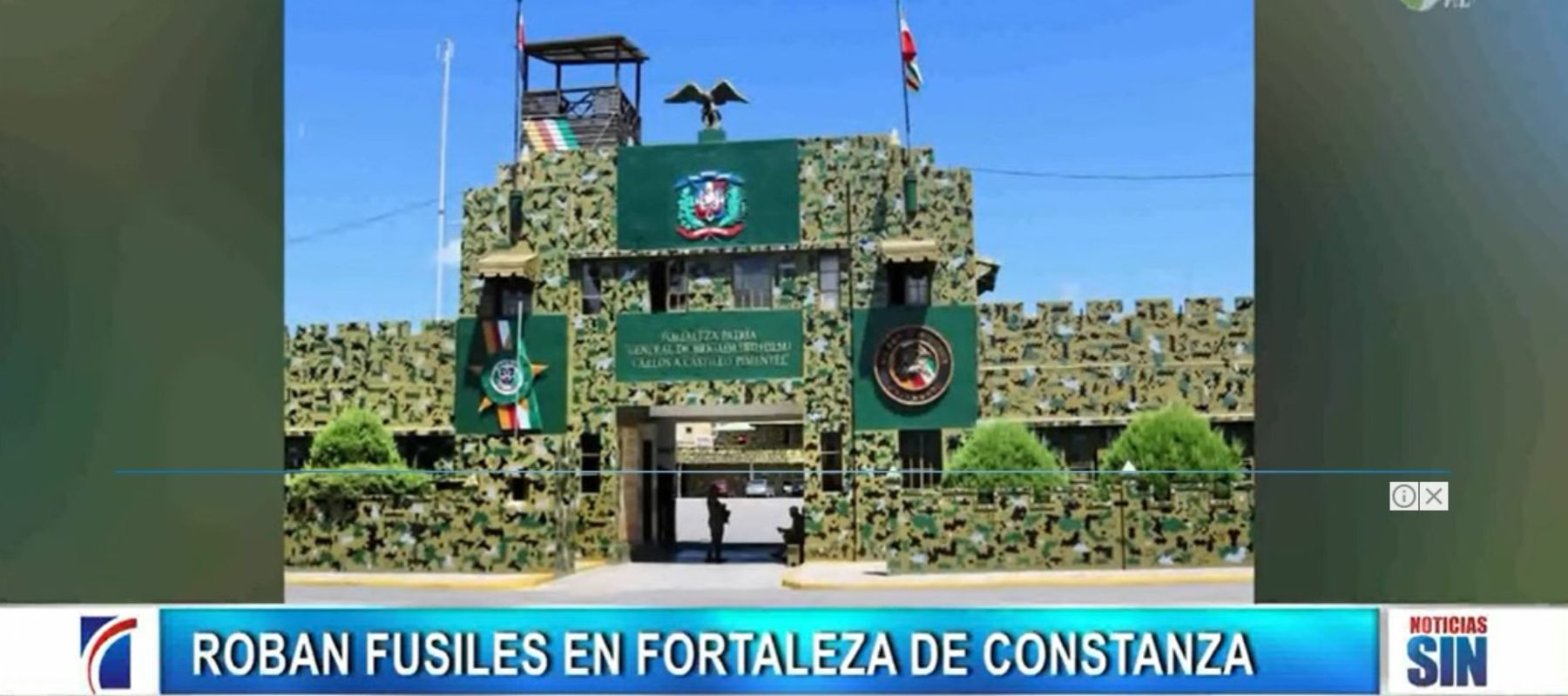 Roban fusiles en Fortaleza Carlos A. Castillo Pimentel del municipio Constanza