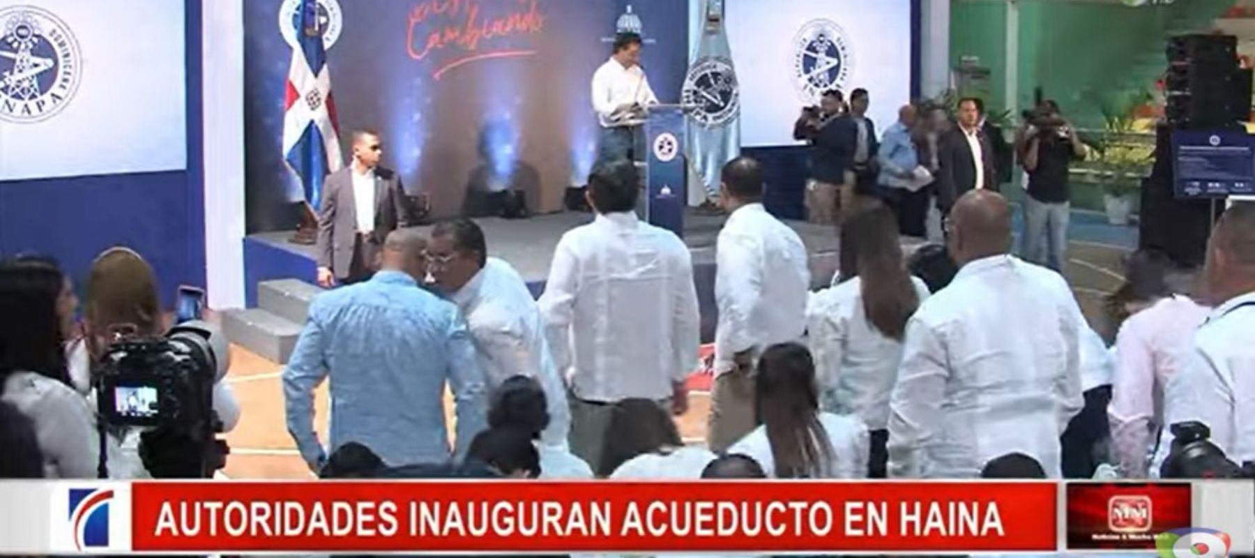 Tras 30 años de espera Gobierno inaugura acueducto de Haina