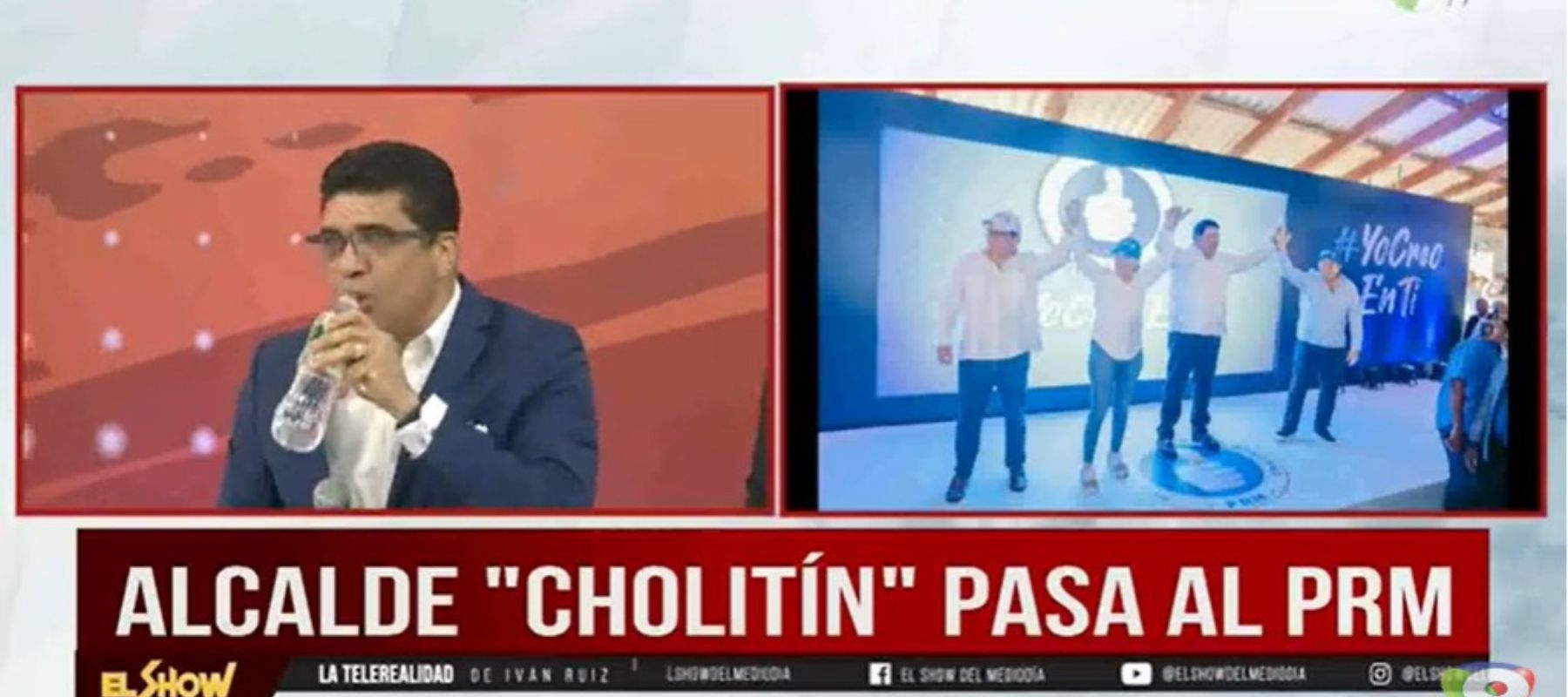 Alcalde Cholitín  se juramenta con el PRM