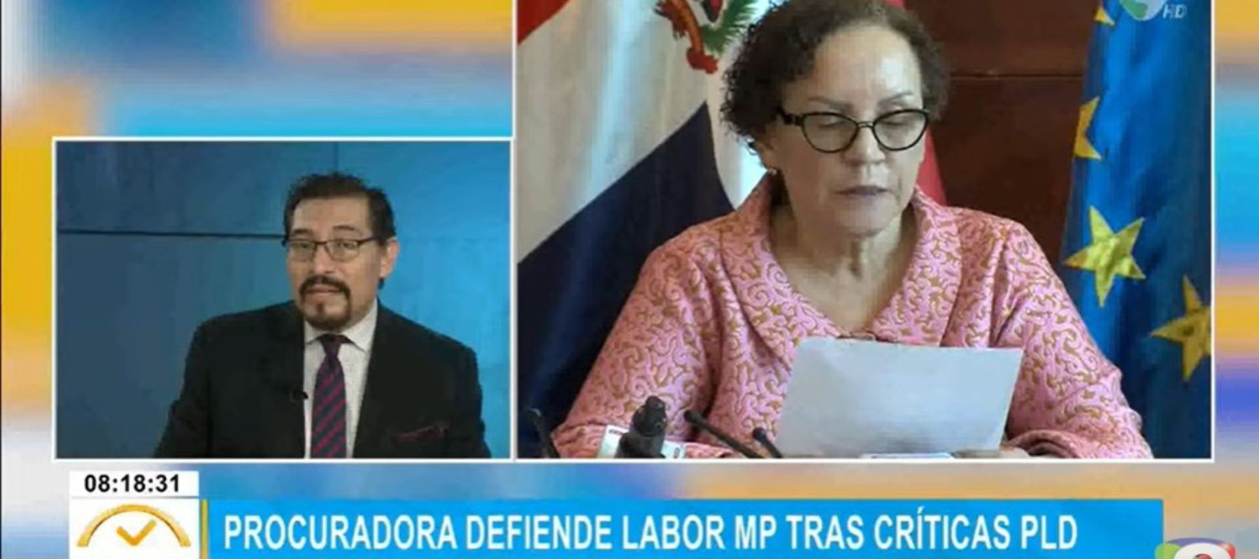 Procuradora defiende labor del MP tras críticas del PLD