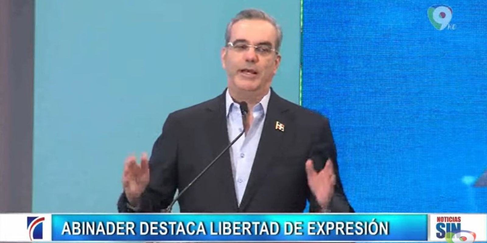 Abinader destaca libertad de expresión