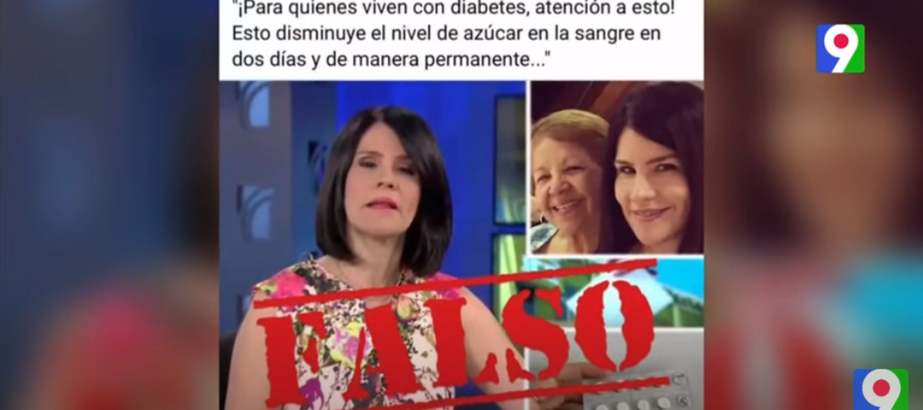 Alicia Ortega niega que promueve falso medicamento para curar la diabetes