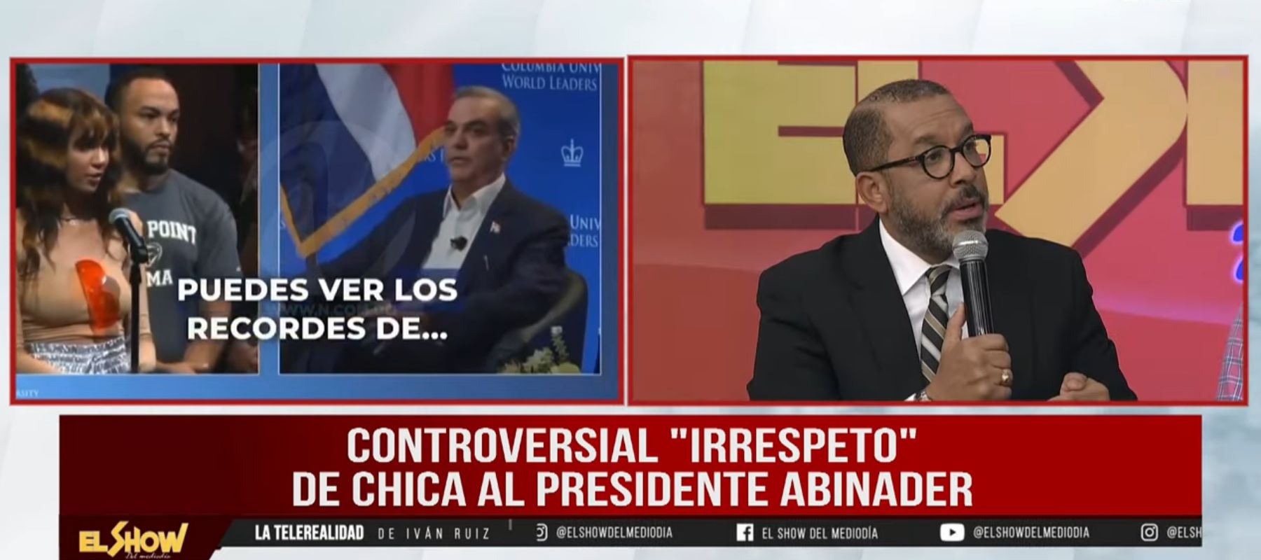 Controversial “Irrespeto” de estudiante a Presidente Abinader | El Show del Mediodía