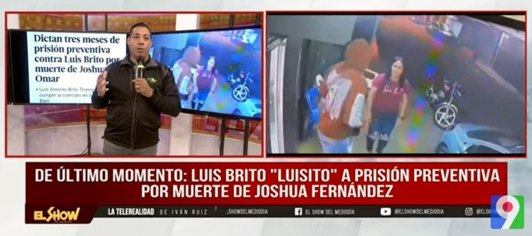 Dictan tres meses de prisión preventiva a “Luisito” por muerte de Joshua Fernández