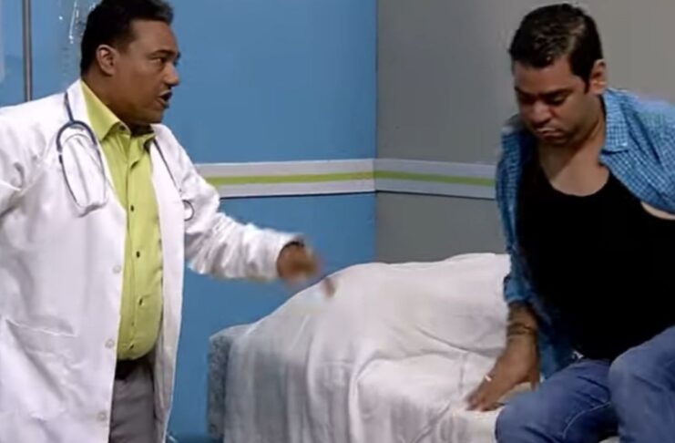 El doctor Cruz y su clínica con Raymond