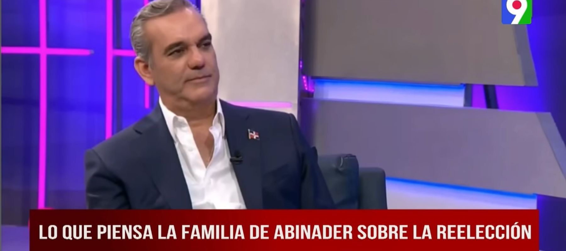 Familia del Presidente Abinader dejará que se reelija