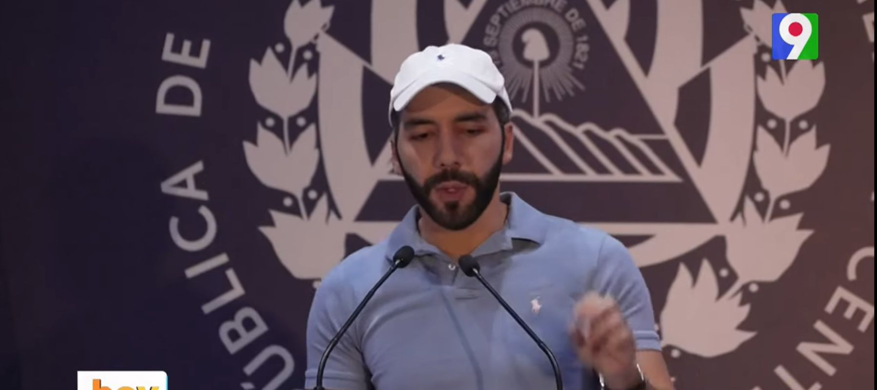 Nayib Bukele celebra su triunfo en El Salvador