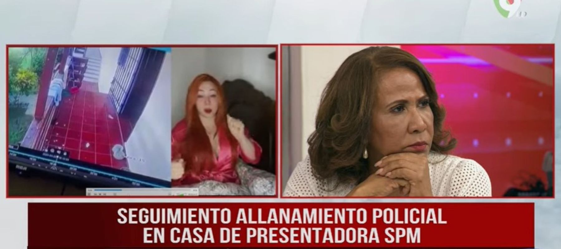 Presentadora aclara sobre allanamiento en su residencia por la policía