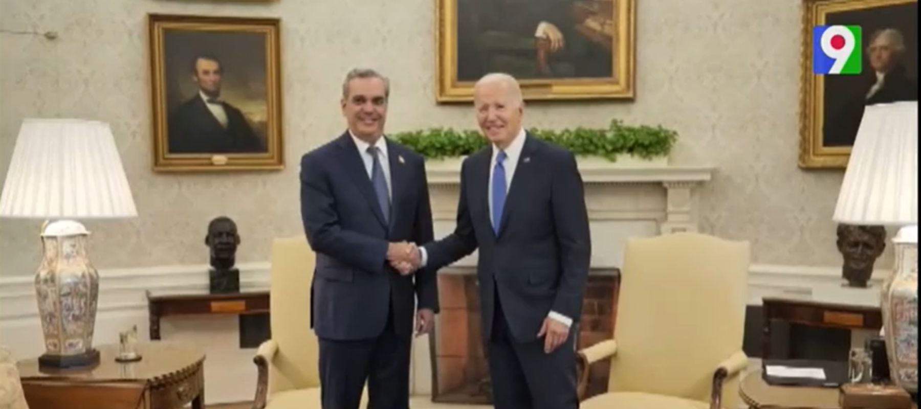 Presidentes Joe Biden y Luis Abinader se reunieron para tema de Haití