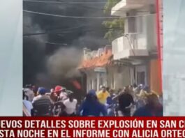 Qué provoco la explosión en San Cristóbal