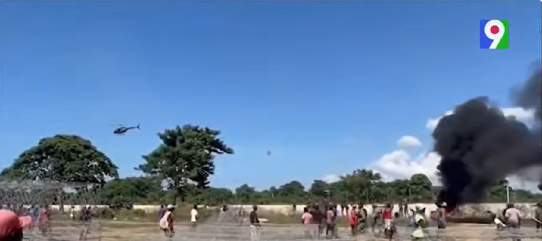 Tensión en la frontera por protesta de haitianos